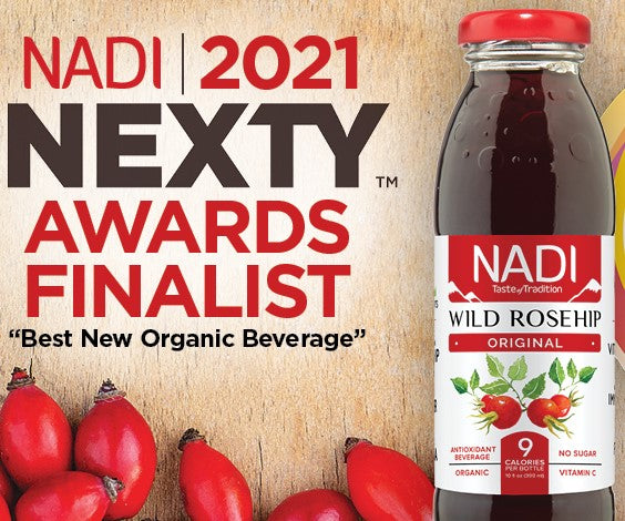 NADI was one of the Nexty Awards Finalist for Best New Organic Beverage